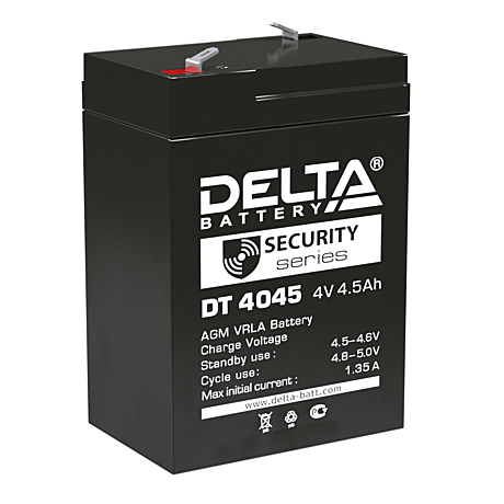 Аккумулятор 4В 4,5 Ач Delta DT