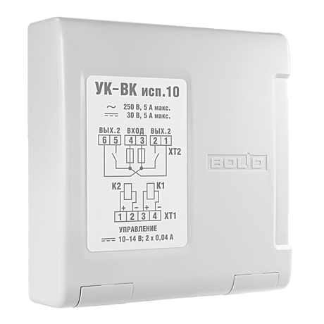 УК-ВК/10 Устройство коммутационное [12 В, 2 реле, на замыкание]