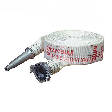 Рукав пожарный Ø 50 (20±1м) РПК(В)-Н/В-50-1,0-М-УХЛ1 в сборе с ГР-50Ал и стволом РС-50.01Ал