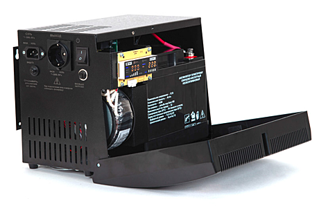 ИБП для систем отопления со встроенным стабилизатором (Line-Interactive) TEPLOCOM-500+