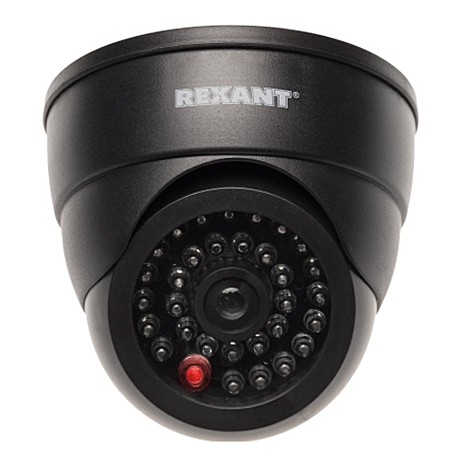 Муляж видеокамеры, купольный (черный) REXANT 45-0230