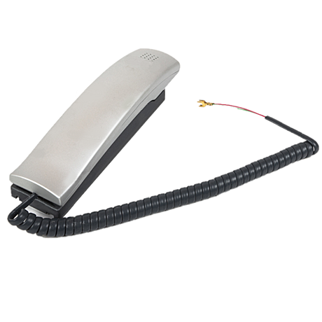 Трубка переговорная VIZIT УКП-7М серебристая [с регулировкой громкости]