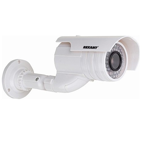 Муляж видеокамеры, цилиндрический (белый) REXANT 45-0240