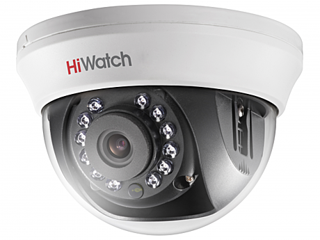HD-TVI видеокамера HiWatch DS-T201 (3,6mm) 2Мп, Купольная, ИК-подсветка до 20м