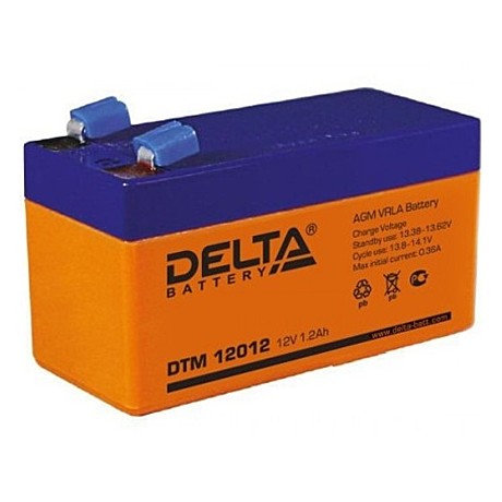 Аккумулятор 12В 1,2 Ач Delta DTM