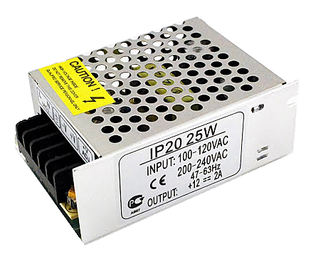 Блок питания Ecola B2L025ESB 12V 2A 25w [корпус металлический перфорированный]