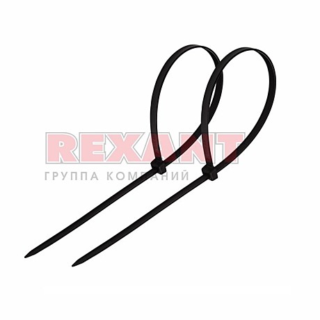 Хомут nylon 2.5 х 150мм (100шт) черный REXANT 07-0151