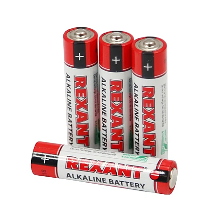 Элемент питания (батарейка алкалиновая) AAA/LR03 1,5V REXANT