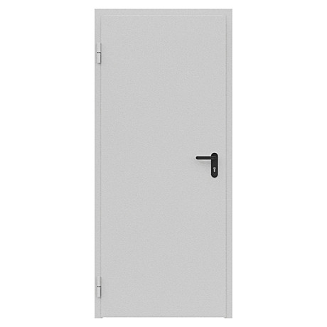 ДПМ-1 EI 60 Дверь противопожарная металлическая однопольная (900х2100) левая, без остекления